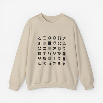 Crewneck Sweatshirt Letter Design