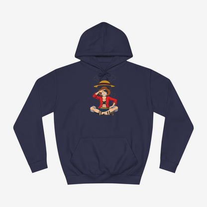 Luffy Custom Hoodie Oxford Navy XS 