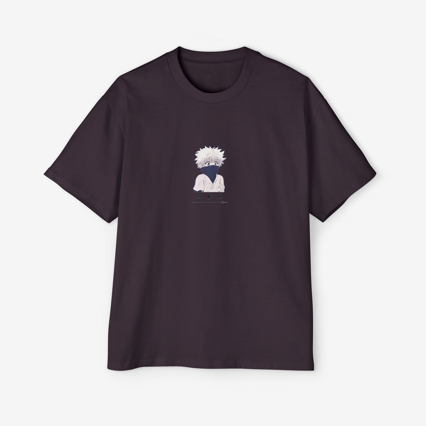 Oversized Custom T-Shirt Plum S 