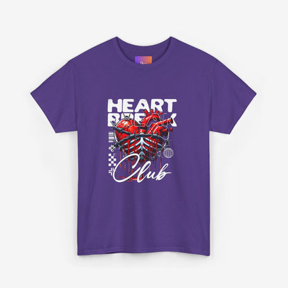 Graphics Heart Design Tee Lilac S 