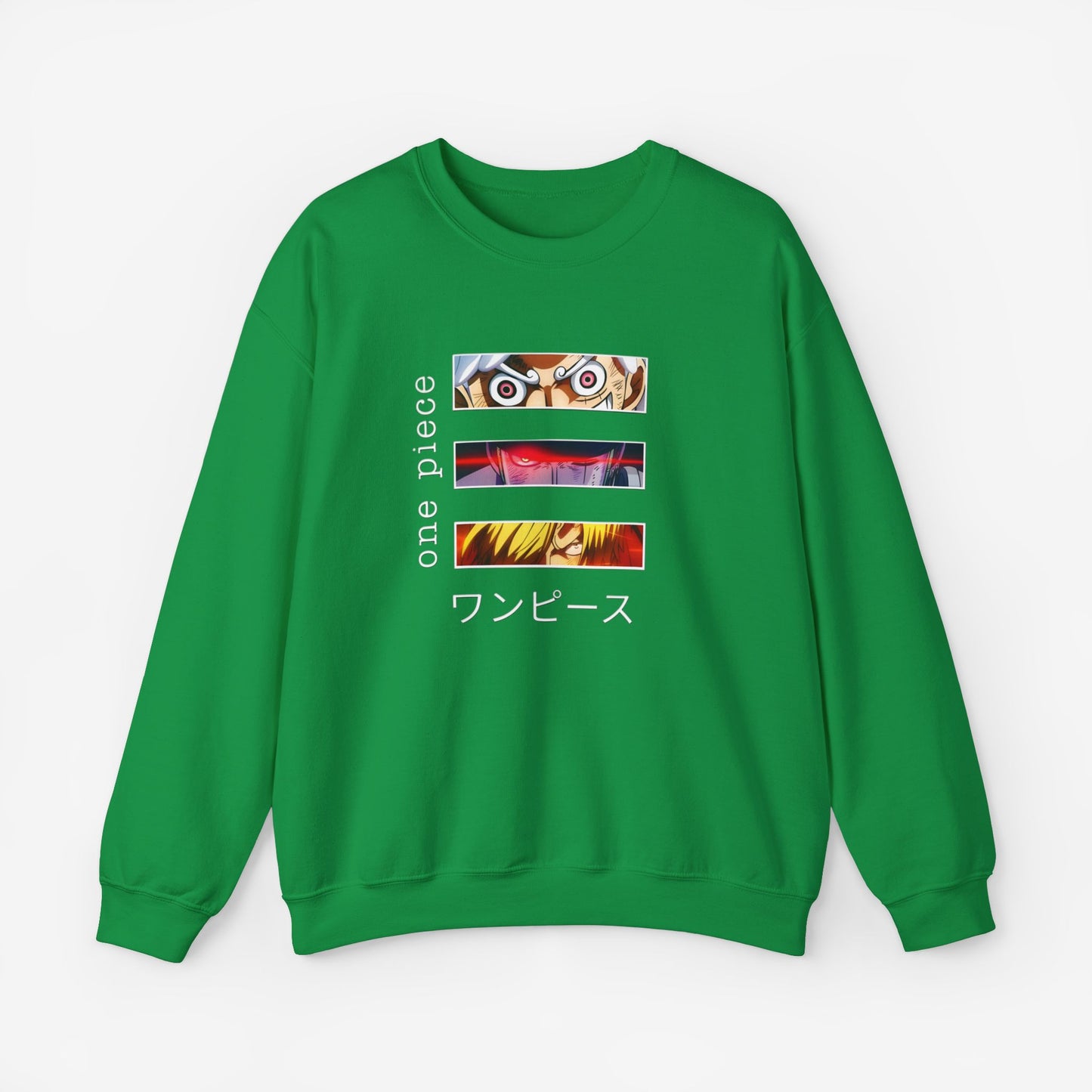 Unisex Anime Sweatshirt S Irish Green 