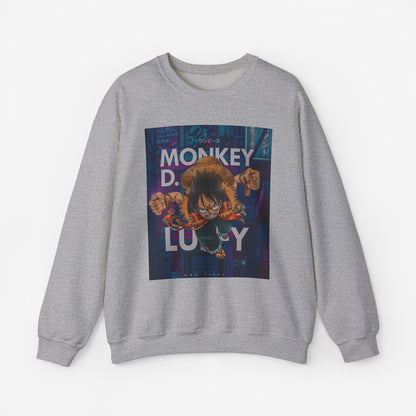 Luffy Sweatshirt S Sport Grey 