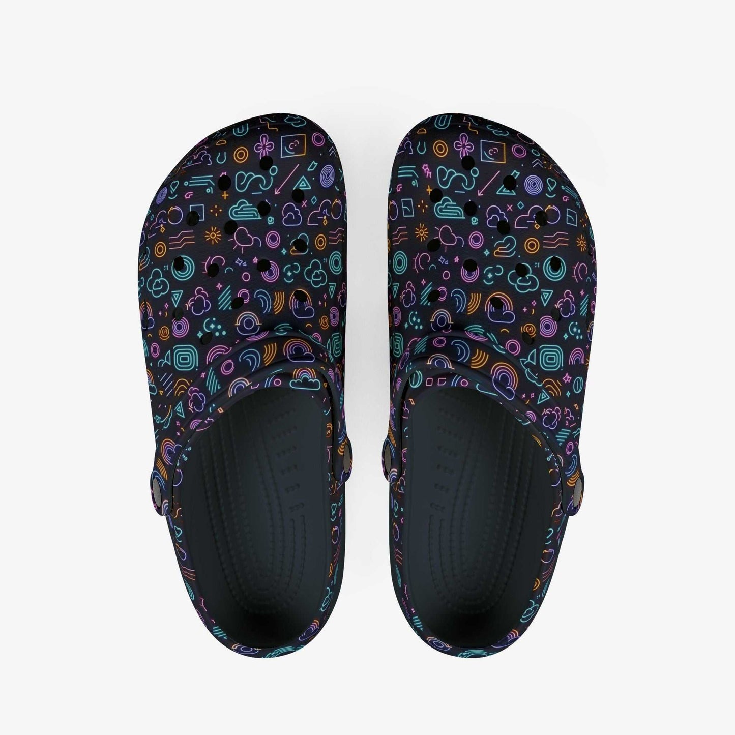 Neon Emojis Men's Crocs