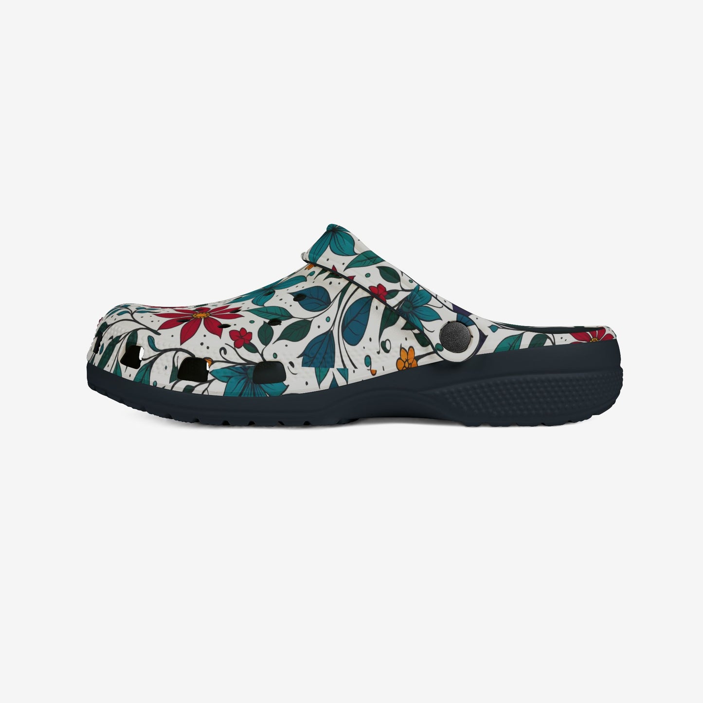 Flowers Print Crocs