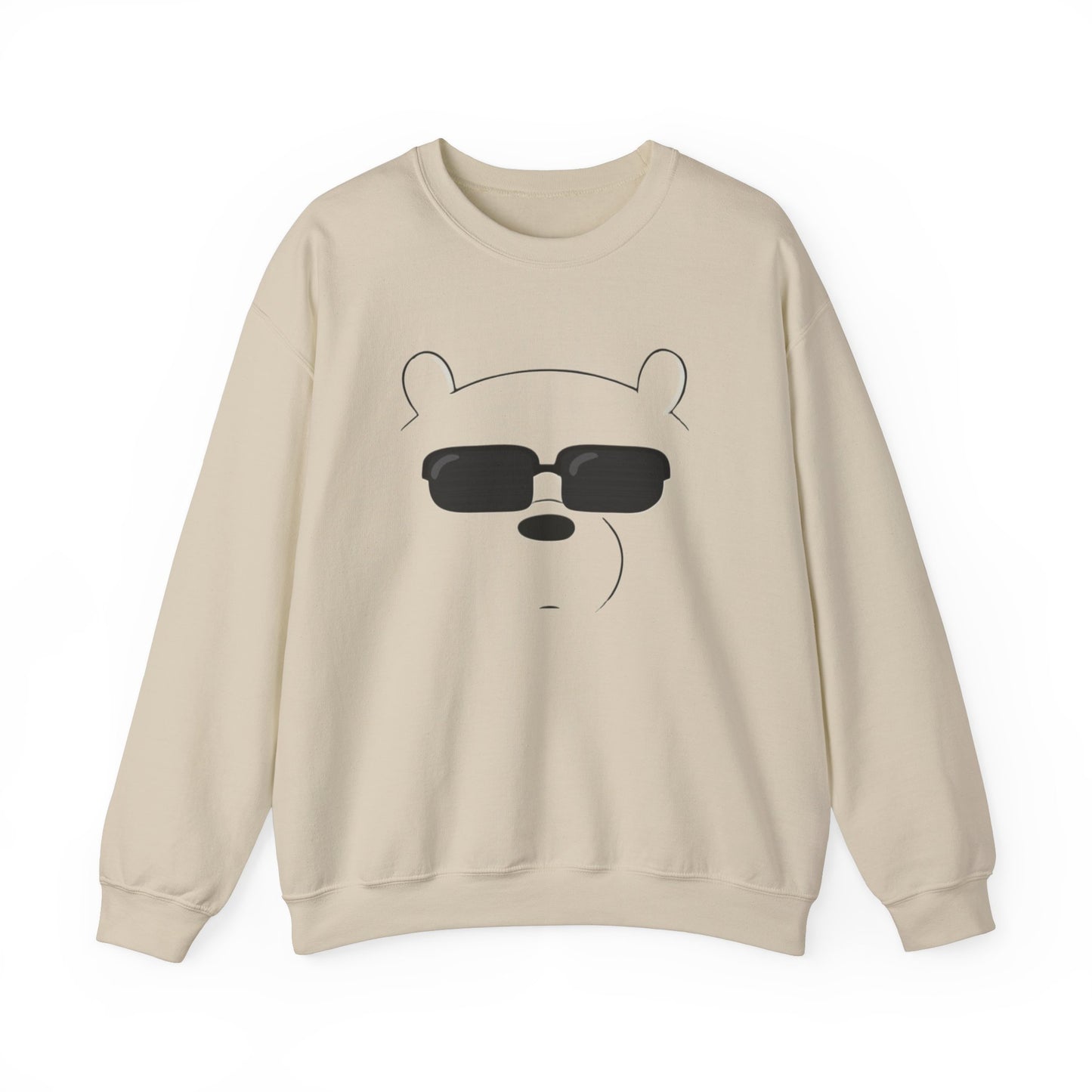 Panda Crewneck Sweatshirt S Sand 