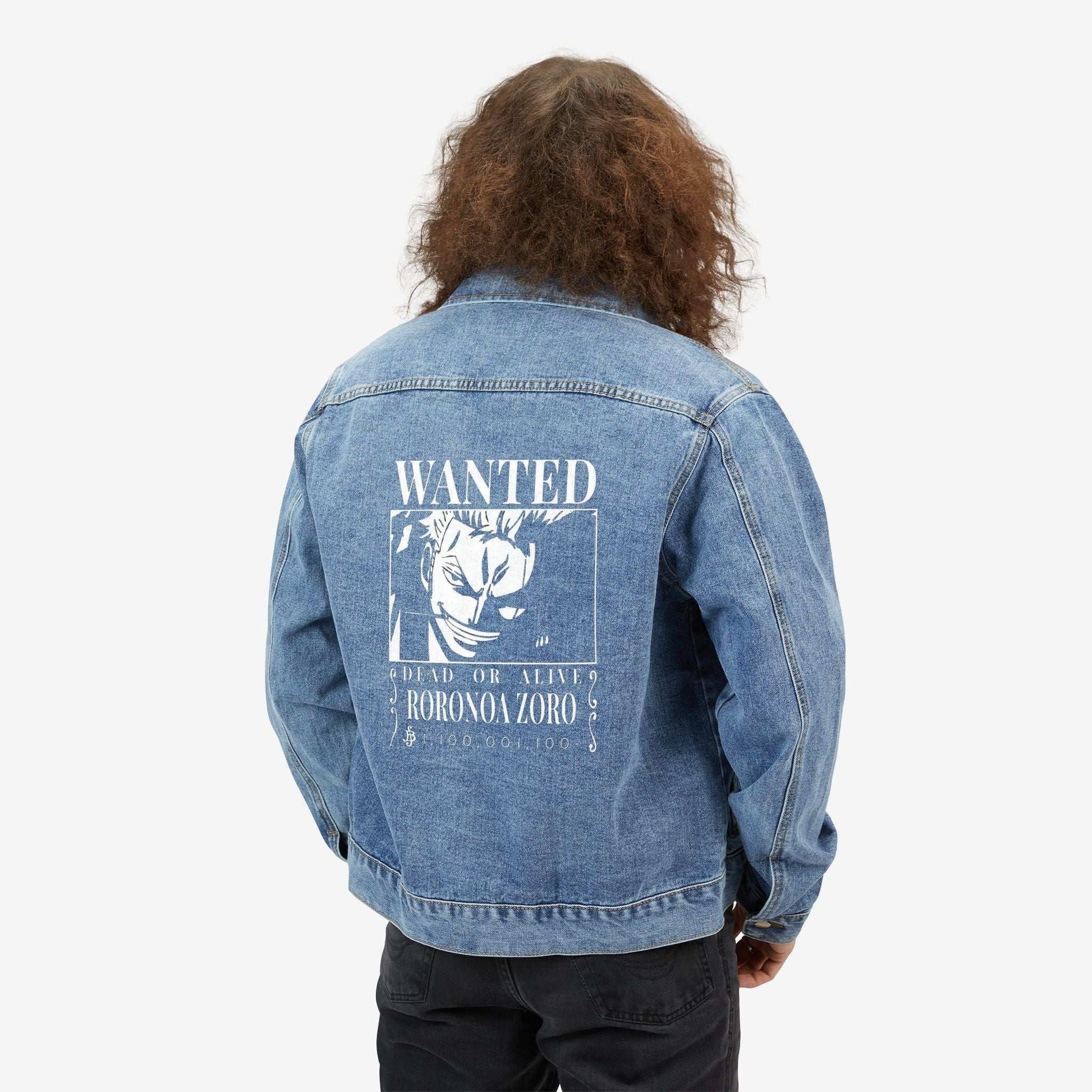 Zoro Wanted Men's Denim Jacket