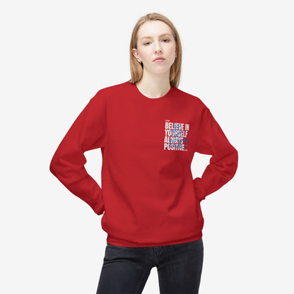 Believe in yourself crewneck sweatshirt 