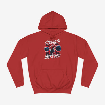 Strength Unleashed Custom Hoodie Design Fire Red XS 