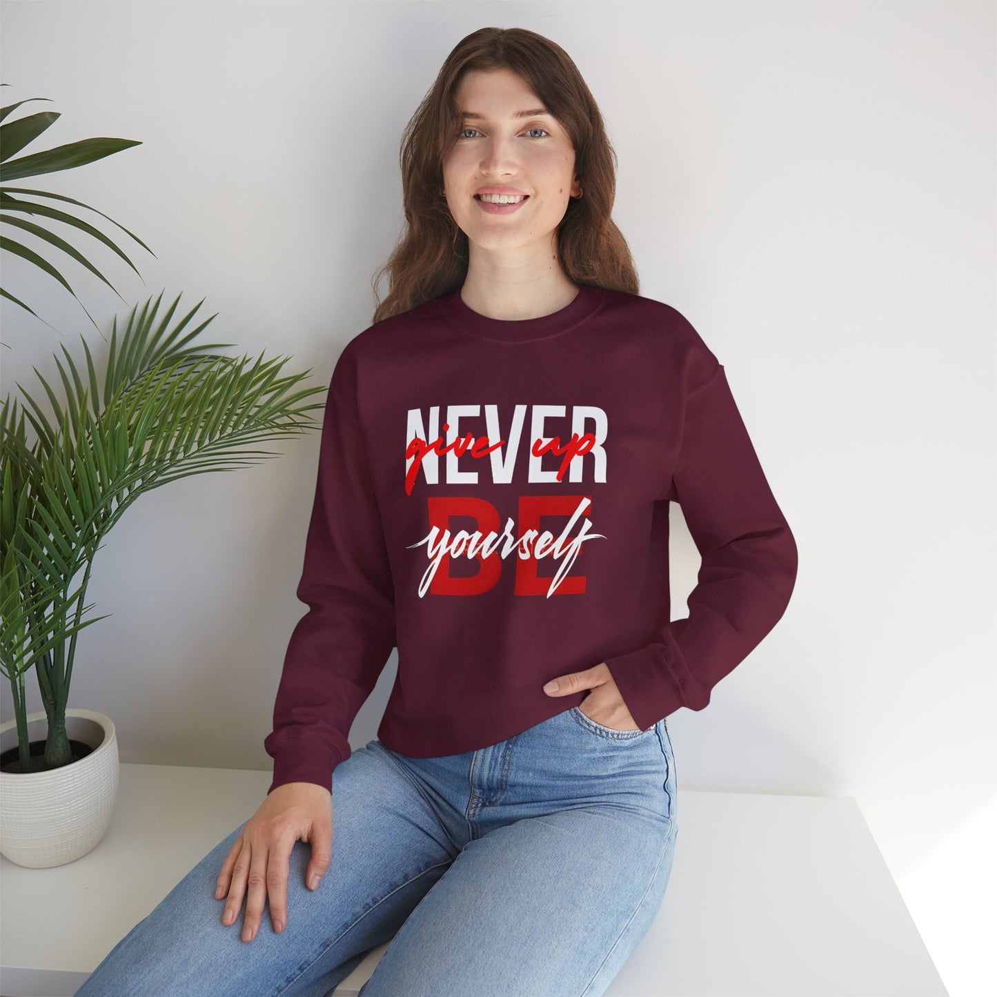 NEVER GIVE UP Sweatshirt 