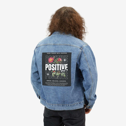 Stay Positive Men's Denim Jacket