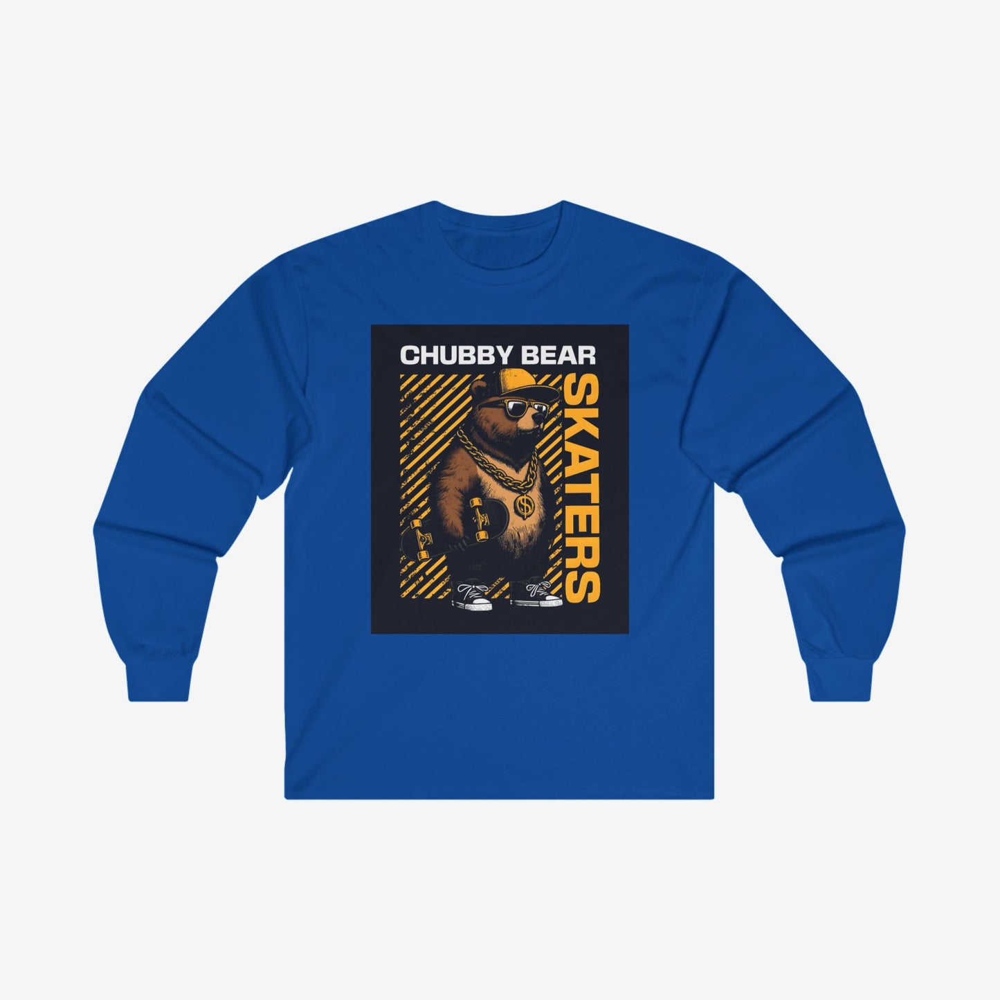 Chubby Bear Long Sleeve T Shirt S Royal 