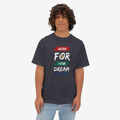 WORK FOR DREAMS Oversized Boxy Tee 