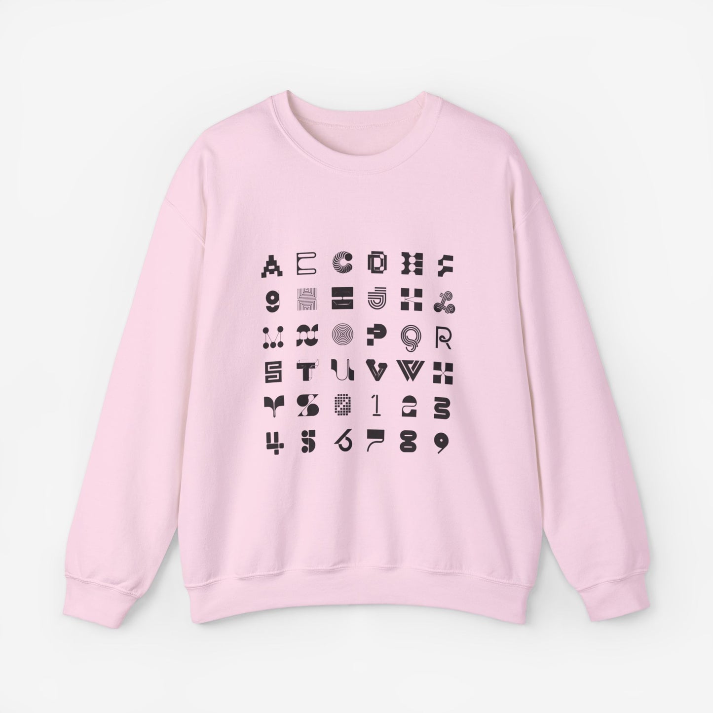 Crewneck Sweatshirt Letter Design