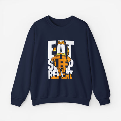 EAT SLEEP REPEAT Sweatshirt Navy S 