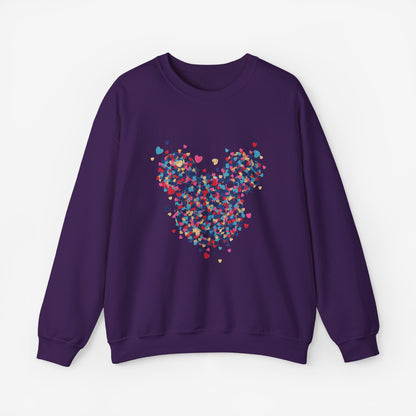 Sweatshirt Mickey Mouse Art Design S Purple 