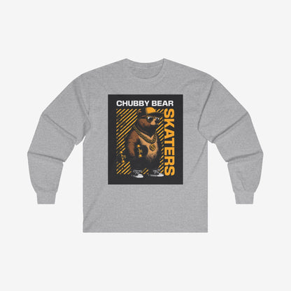 Chubby Bear Long Sleeve T Shirt S Sport Grey 