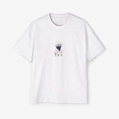 Oversized Custom T-Shirt White L 