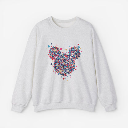 Sweatshirt Mickey Mouse Art Design S Ash 