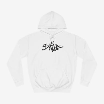 Smile Custom Hoodie Design Arctic White XS 