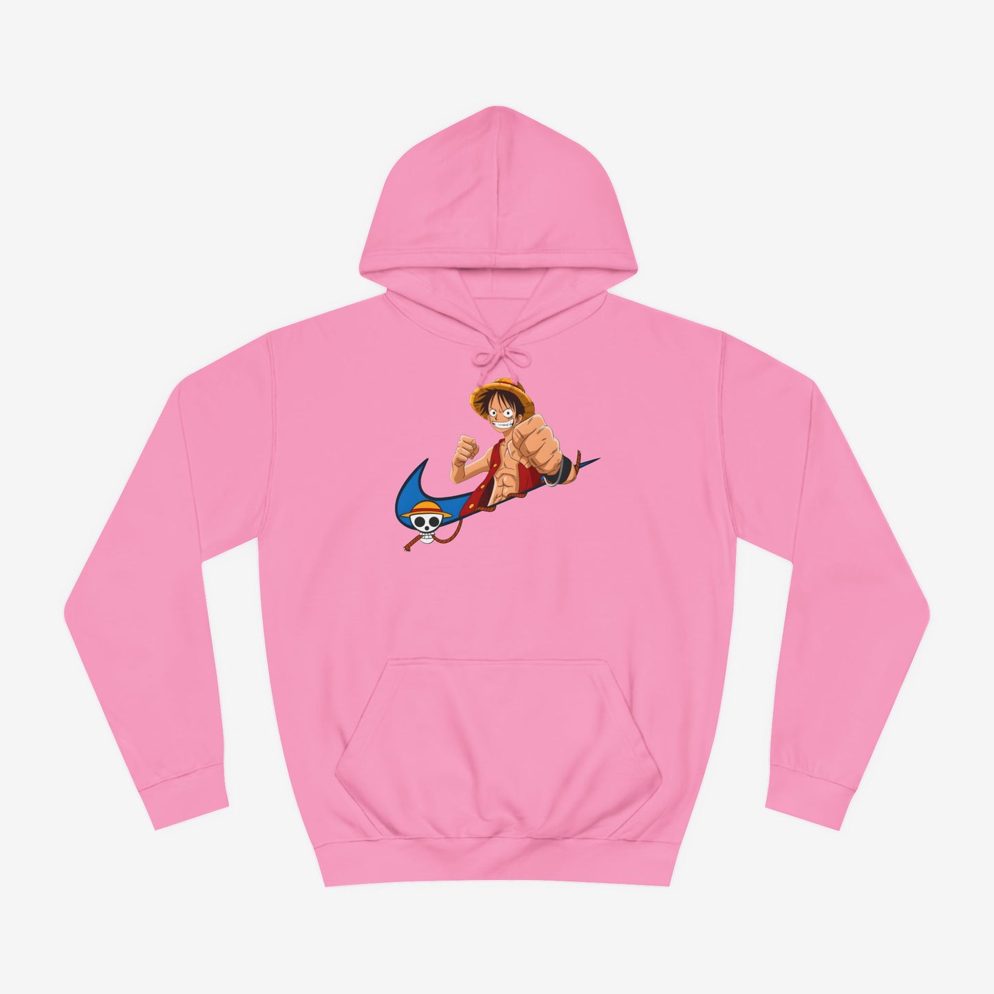 Nike Luffy Custom Hoodie Design Candyfloss Pink XS 