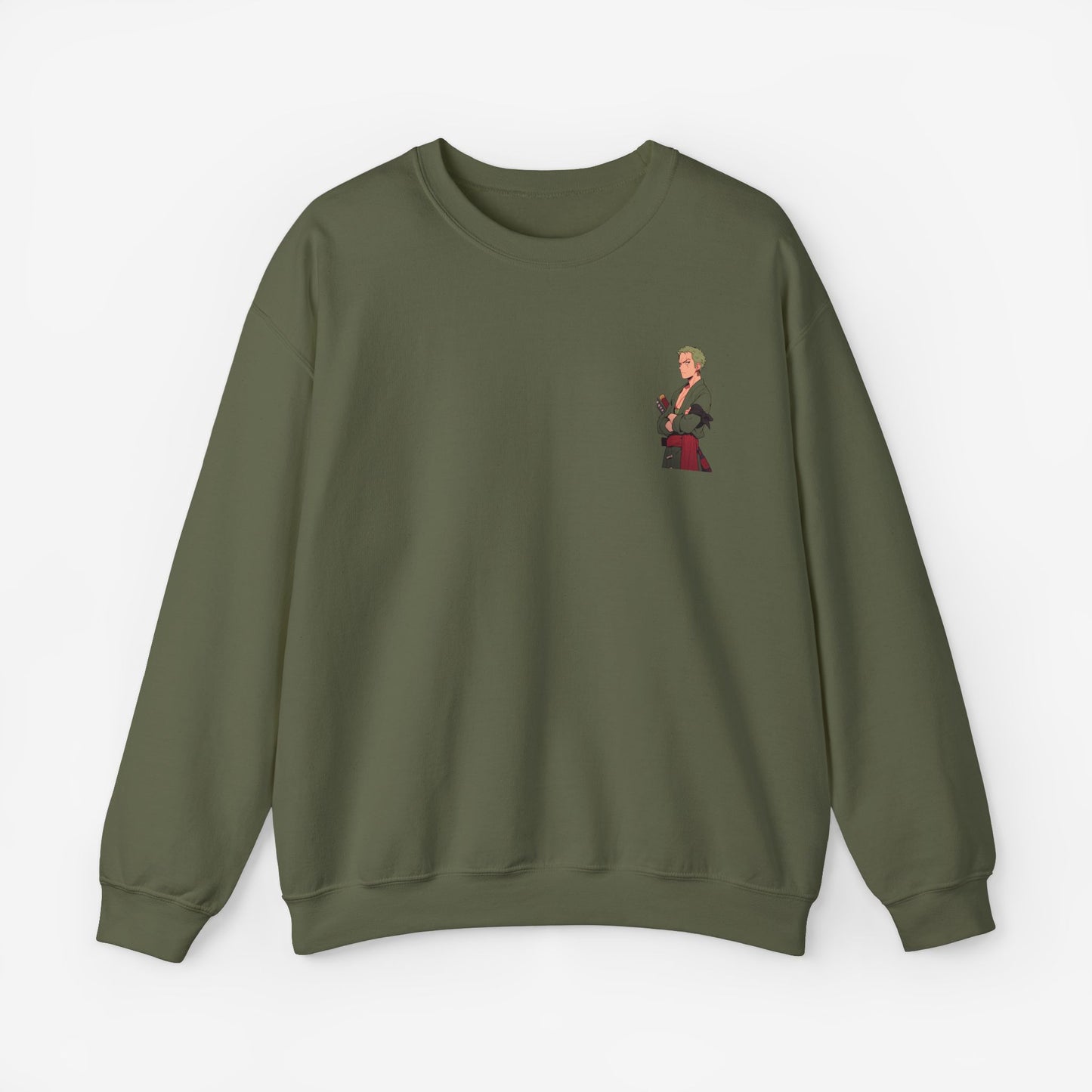 Crewneck Sweatshirt Military Green S 