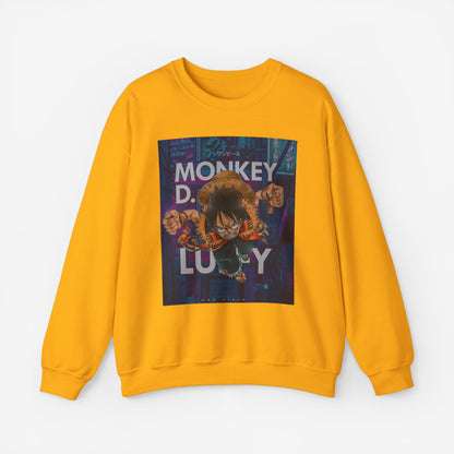 Luffy Sweatshirt S Gold 