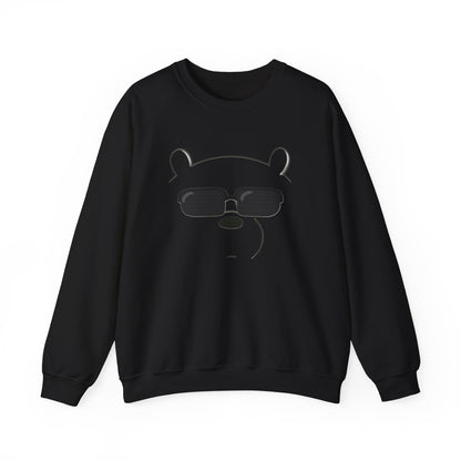 Panda Crewneck Sweatshirt S Black 