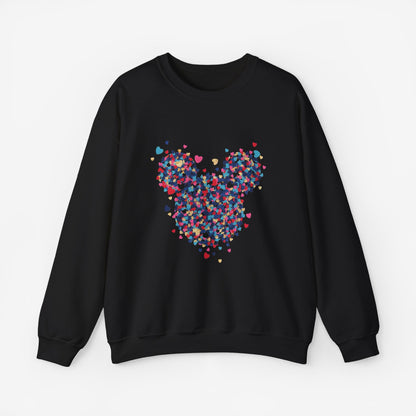 Sweatshirt Mickey Mouse Art Design S Black 