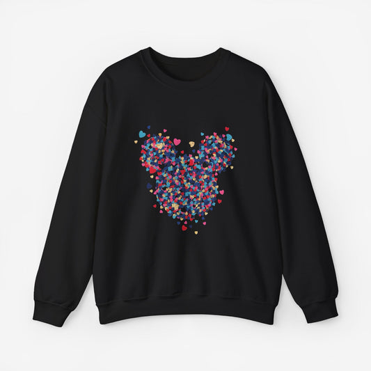 Sweatshirt Mickey Mouse Art Design S Black 