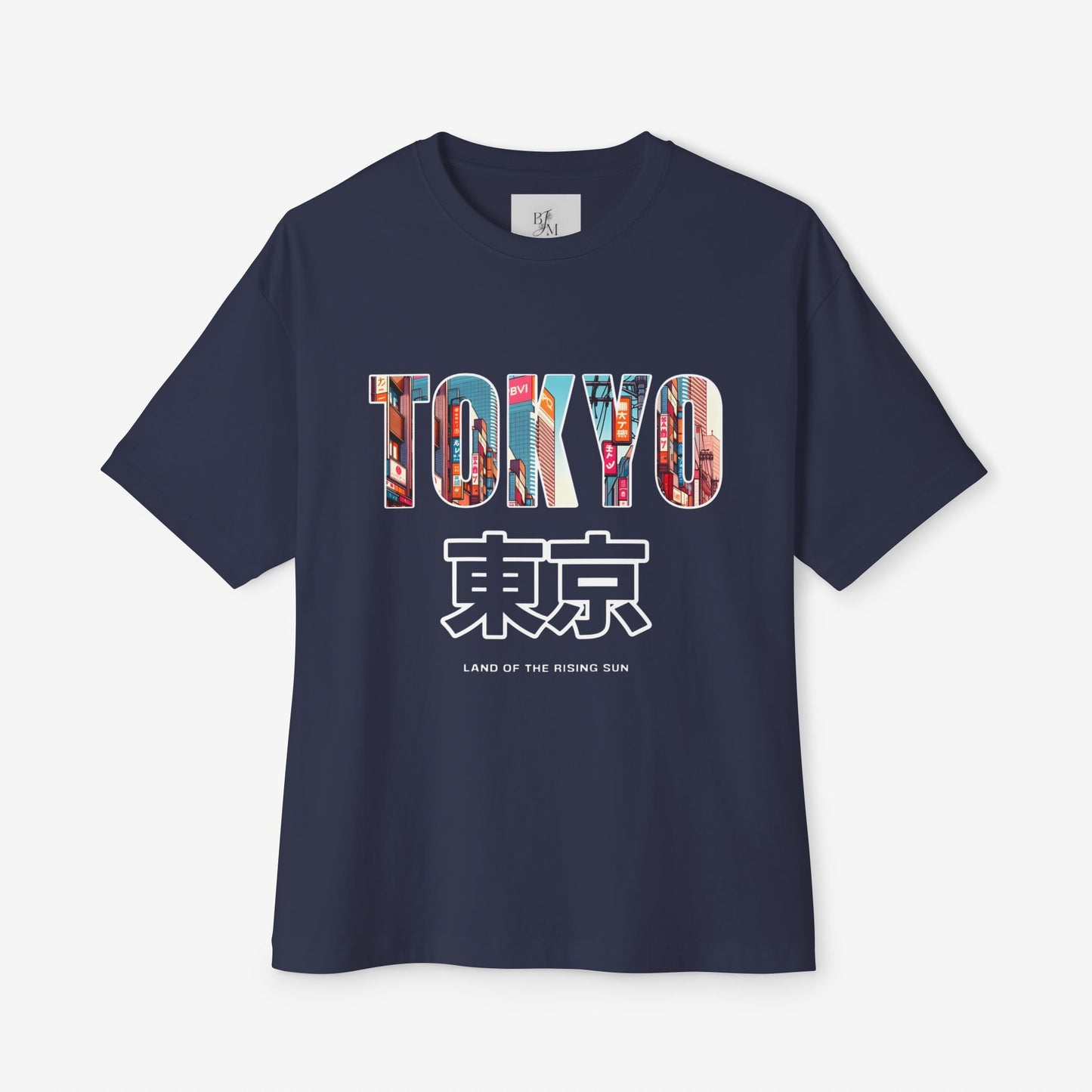 TOKYO Oversized Boxy Tee Navy XS 