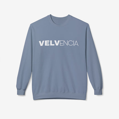 VELVENCIA crewneck sweatshirt Stone Blue S 