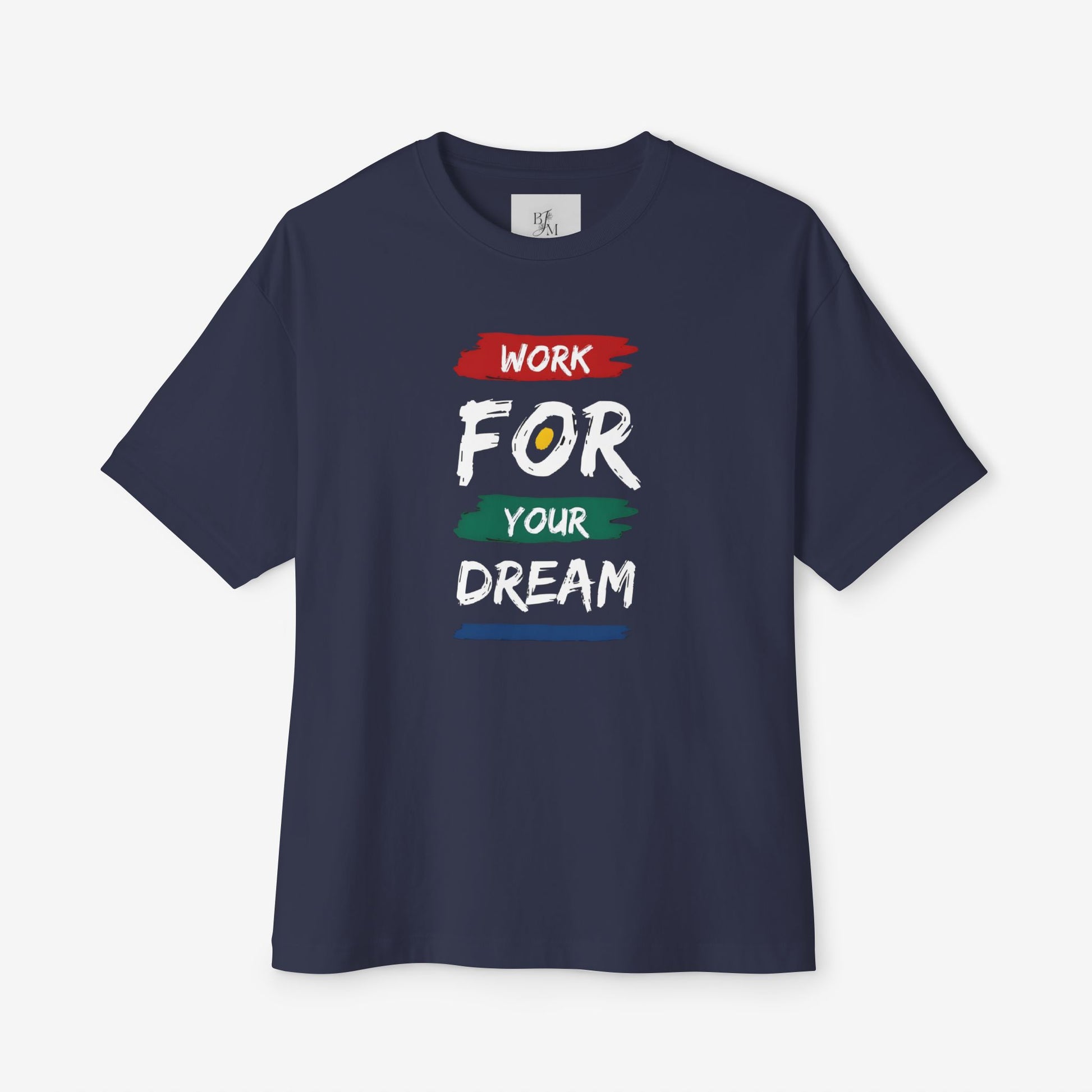 WORK FOR DREAMS Oversized Boxy Tee 