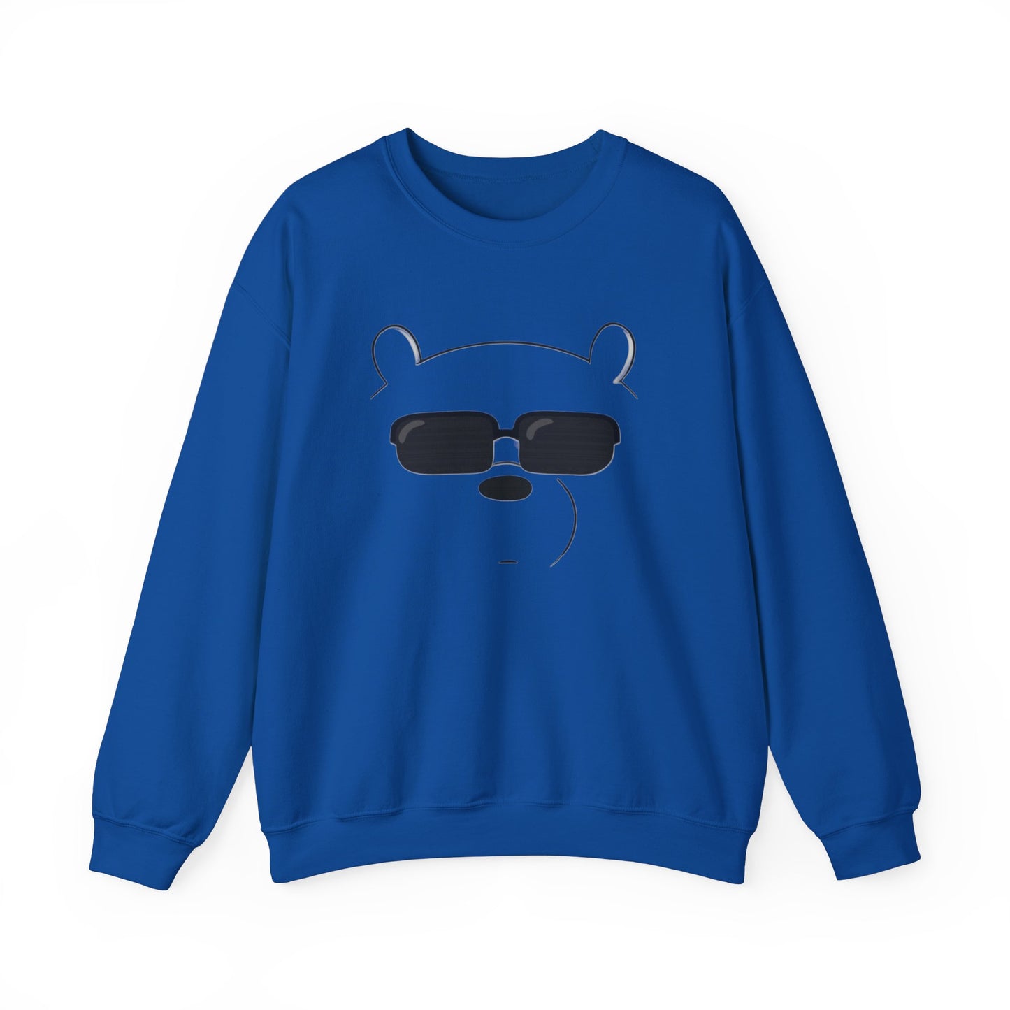 Panda Crewneck Sweatshirt S Royal 