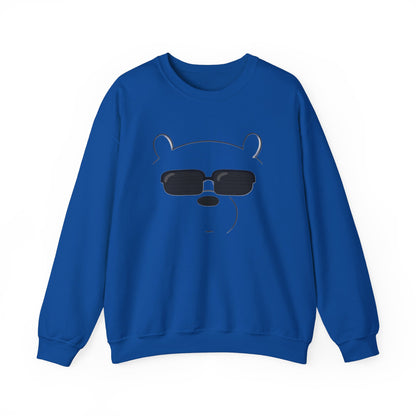 Panda Crewneck Sweatshirt S Royal 