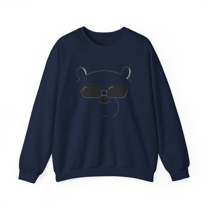 Panda Crewneck Sweatshirt S Navy 