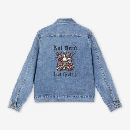 Denim Jacket Not Dead Just Resting