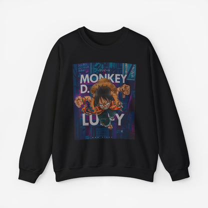 Luffy Sweatshirt S Black 