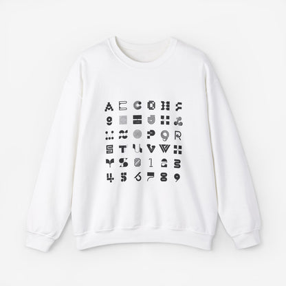 Crewneck Sweatshirt Letter Design