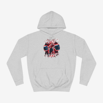 Strength Unleashed Custom Hoodie Design Heather Grey XS 