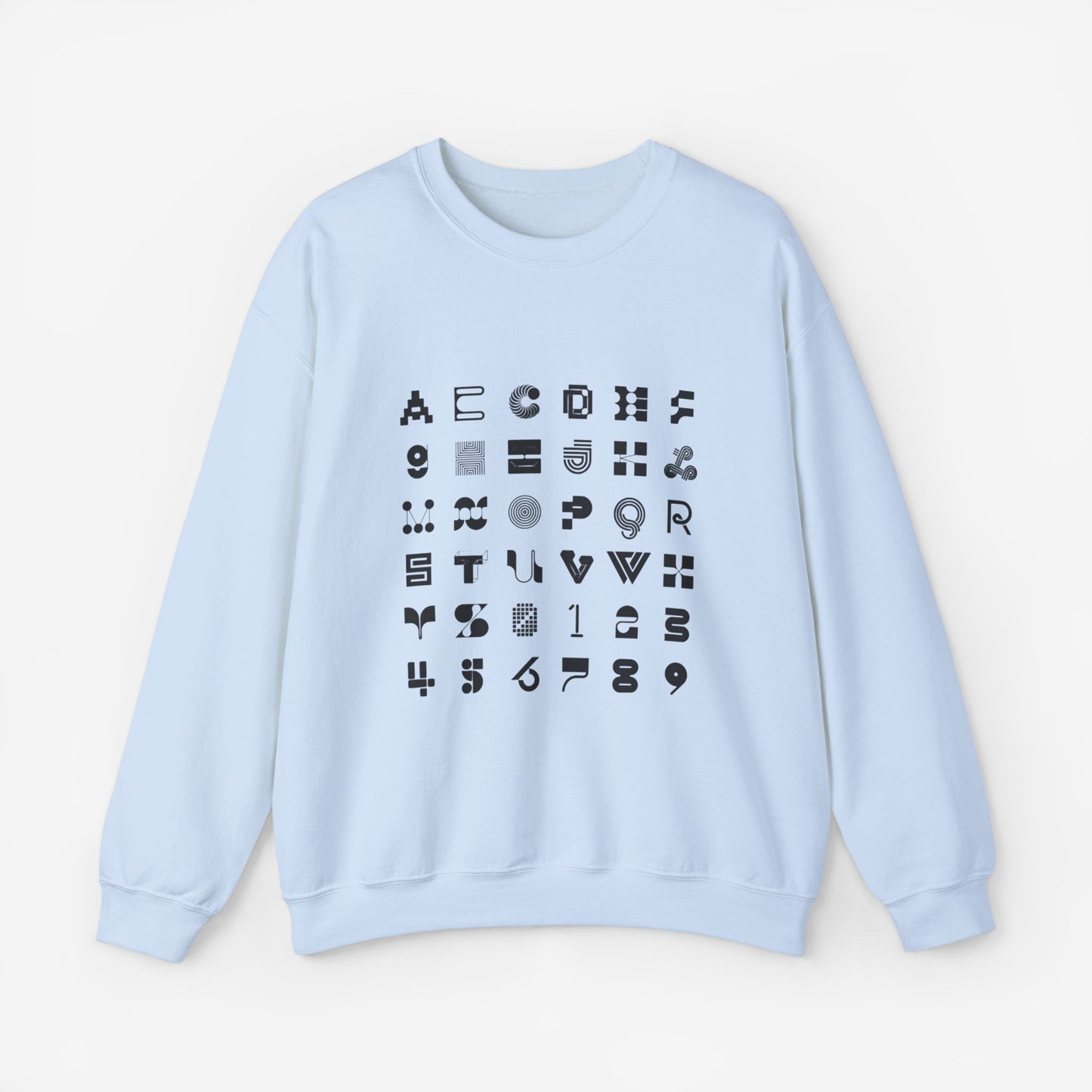 Crewneck Sweatshirt Letter Design