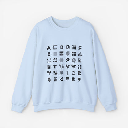 Crewneck Sweatshirt Letter Design