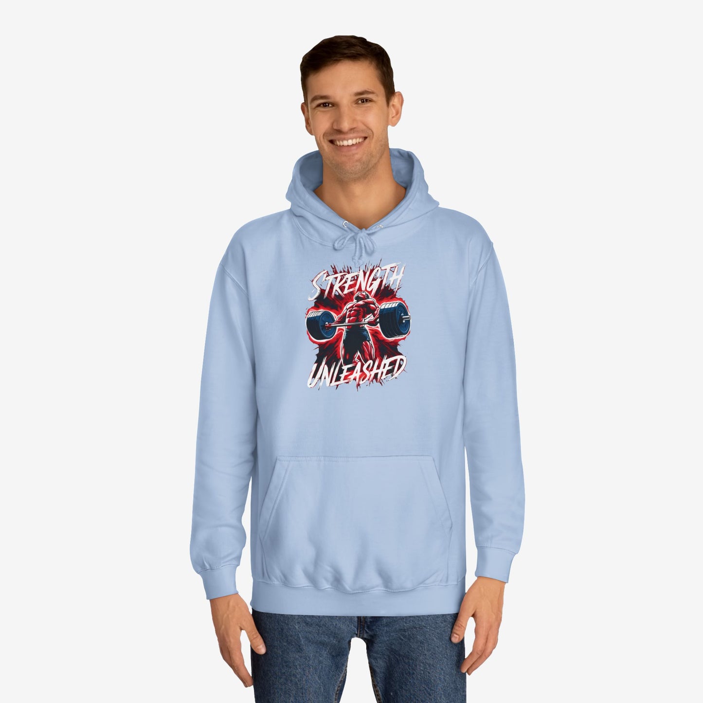 Strength Unleashed Custom Hoodie Design 