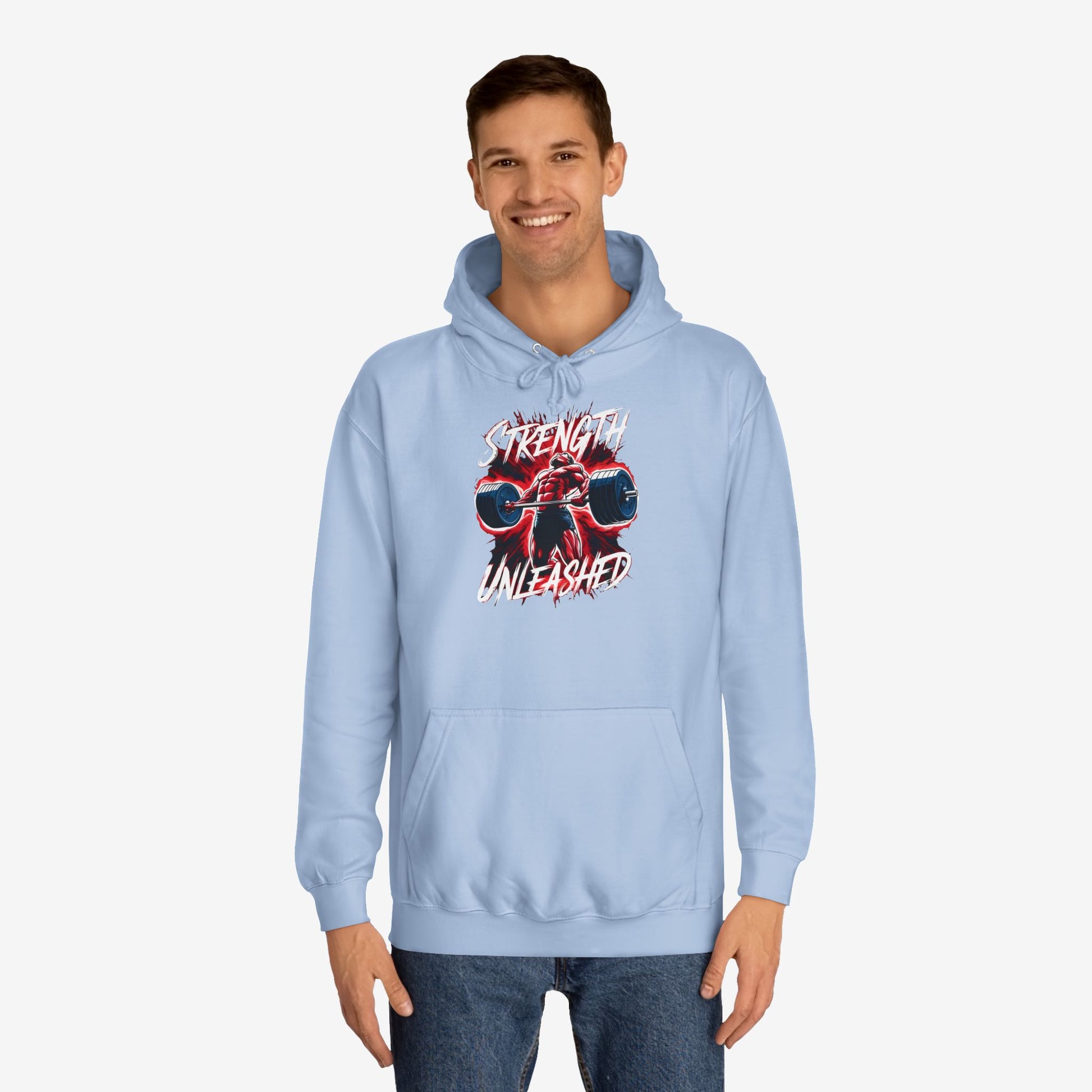 Strength Unleashed Custom Hoodie Design 