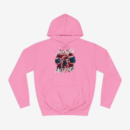 Strength Unleashed Custom Hoodie Design Candyfloss Pink XS 