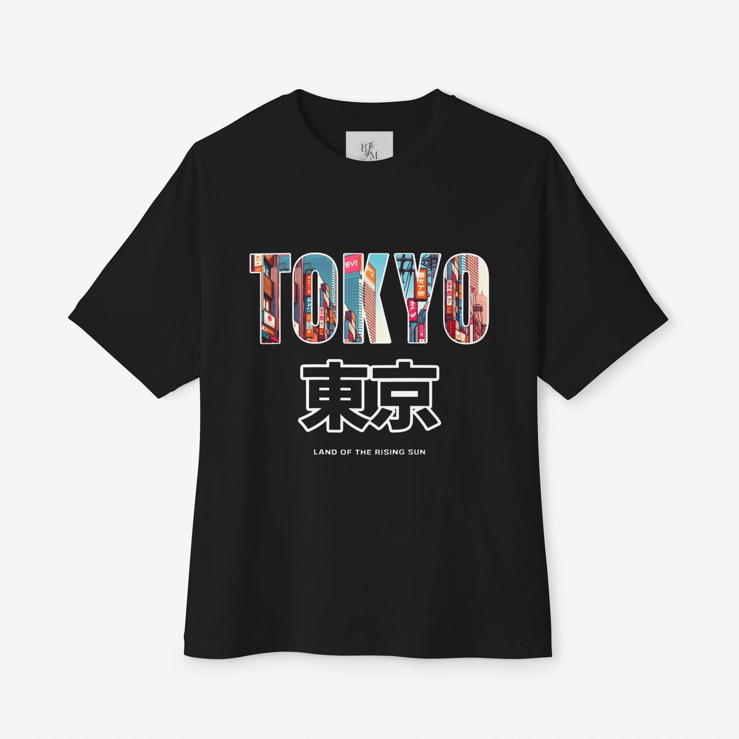 TOKYO Oversized Boxy Tee Black XS 