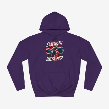 Strength Unleashed Custom Hoodie Design Purple XS 