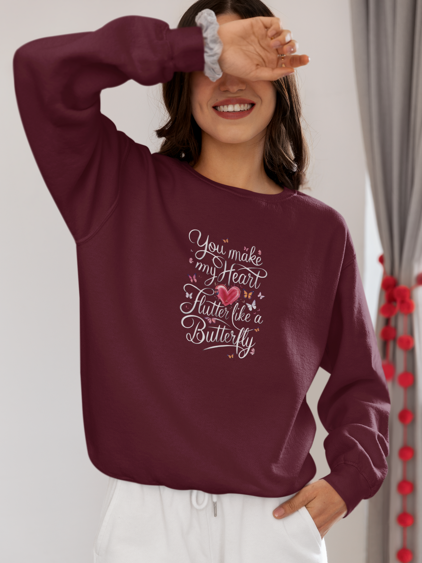 You make my heart Crewneck Sweatshirt