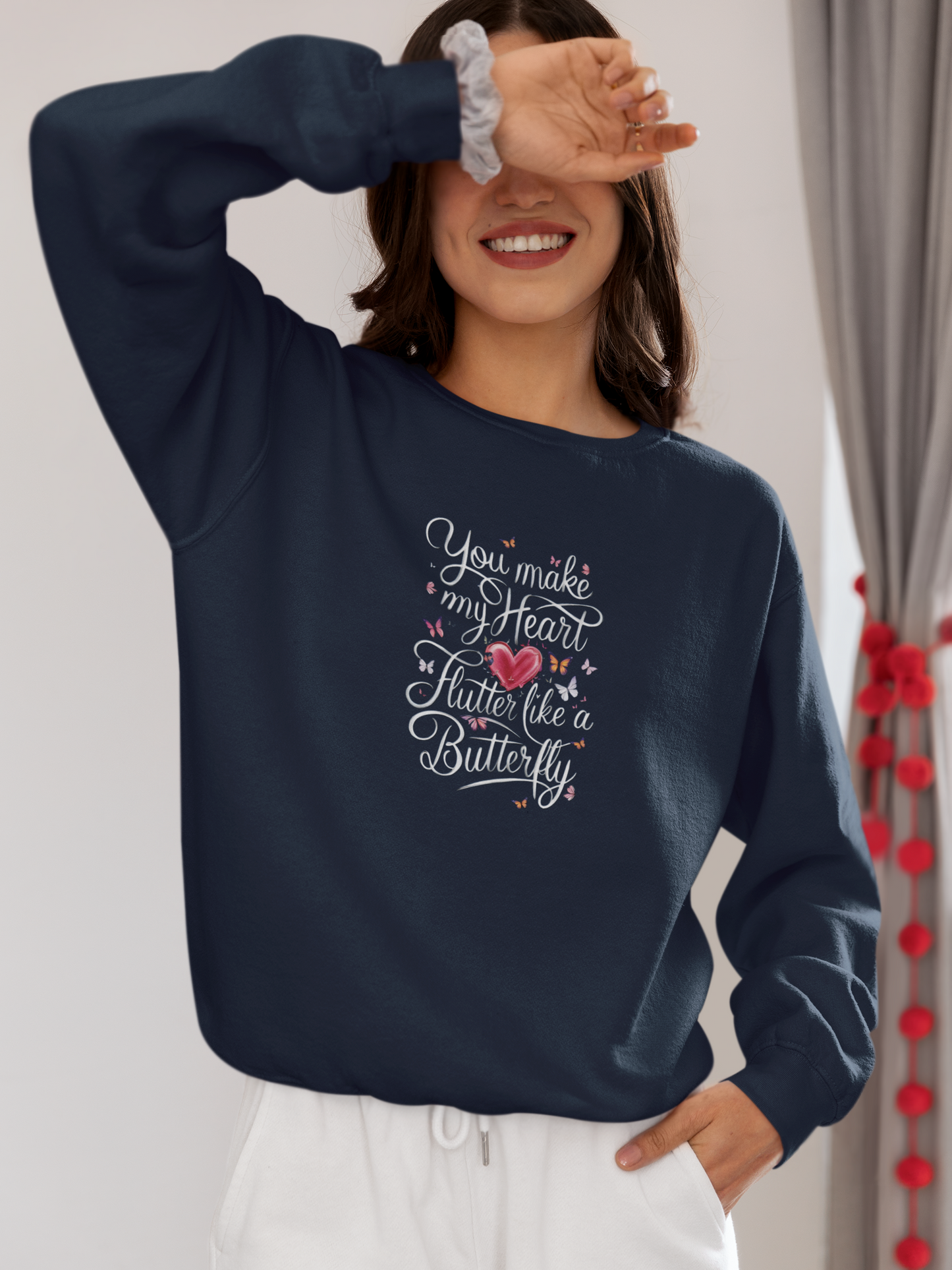 You make my heart Crewneck Sweatshirt