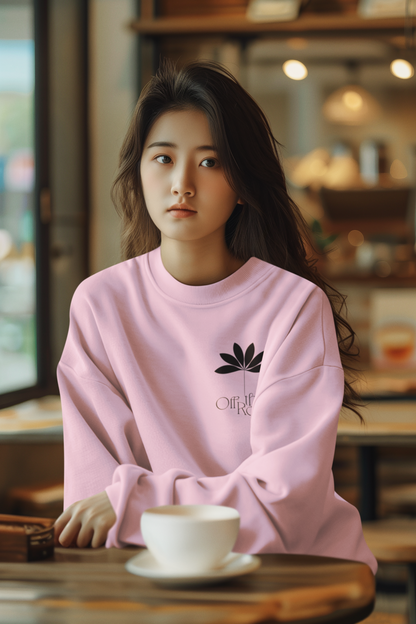 Embroidery Crewneck Sweatshirt Graphic Design