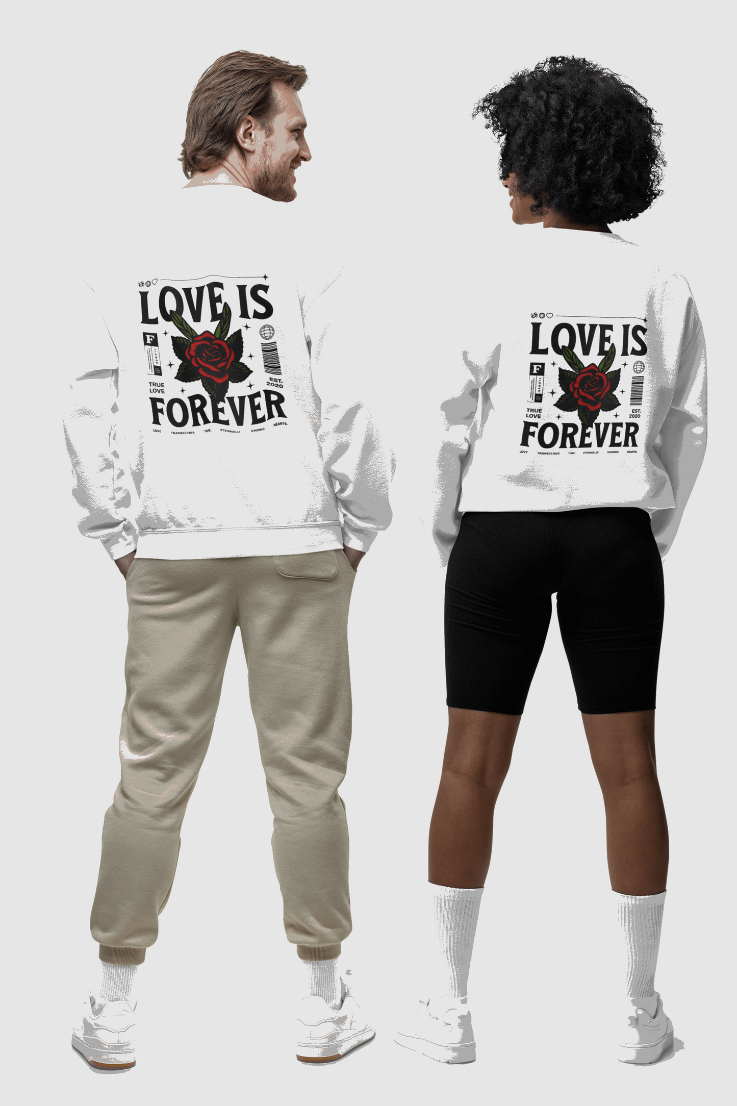 Crewneck Sweatshirt LOVE FOREVER